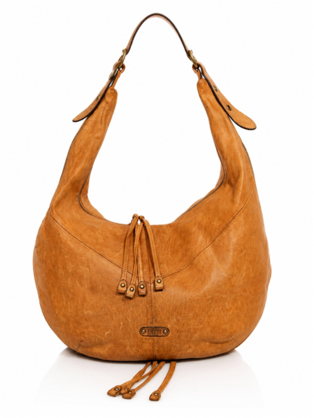Frye Leather Hobo Bag One Size Tan